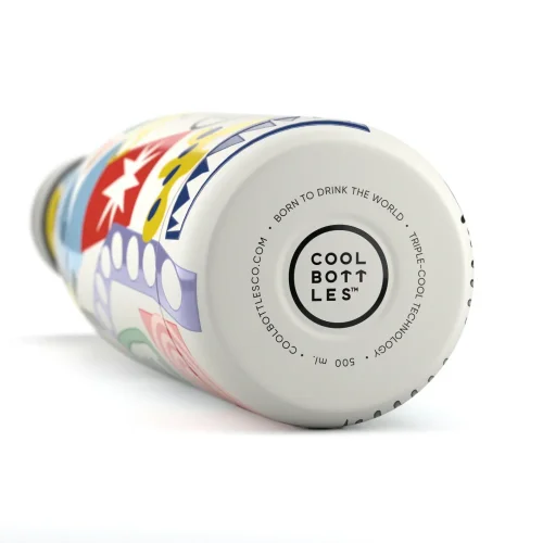 Nerezová termolahev Cool Bottles Xclusive! Electric Garden třívrstvá 500 ml