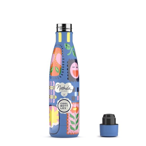 Nerezová termolahev Cool Bottles Xclusive! Patch Zone třívrstvá 500 ml