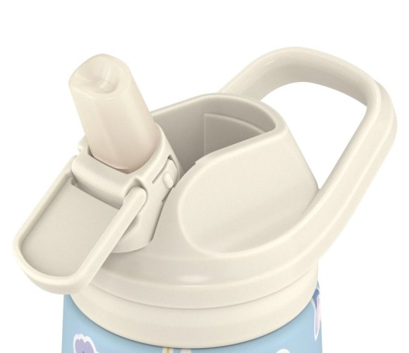 Viečko so silikónovým náustkom Cool Bottles Kiddie Cap 350 ml ivory