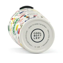 Nerezový termohrnček Cool Bottles Xclusive! Eddie Baehr - Good Vibes 550 ml