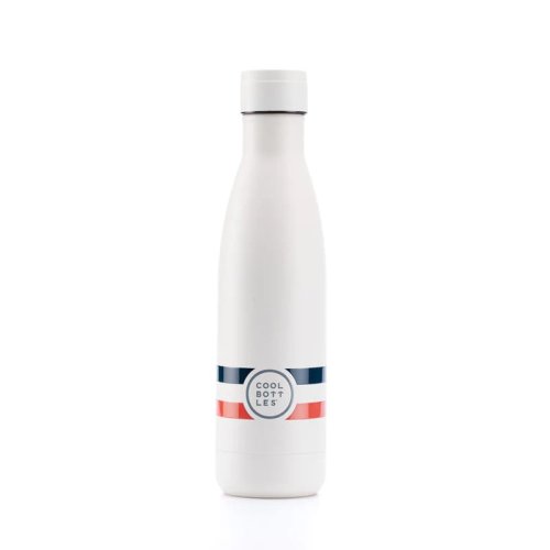 Nerezová termolahev COOL BOTTLES Xclusive! Pure White třívrstvá 500 ml