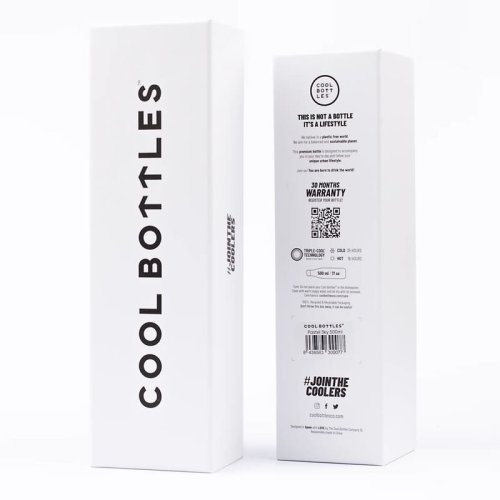 Nerezová termolahev COOL BOTTLES Vivid Quetzal třívrstvá 500ml