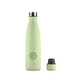 Termo fľaša z nerezovej ocele COOL BOTTLES Pastel Green trojvrstvová 500 ml