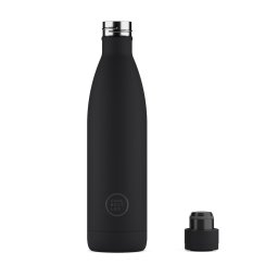 Nerezová termolahev COOL BOTTLES Mono Black třívrstvá 750 ml