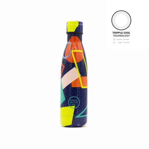 Nerezová termolahev COOL BOTTLES Party Lines třívrstvá 500ml