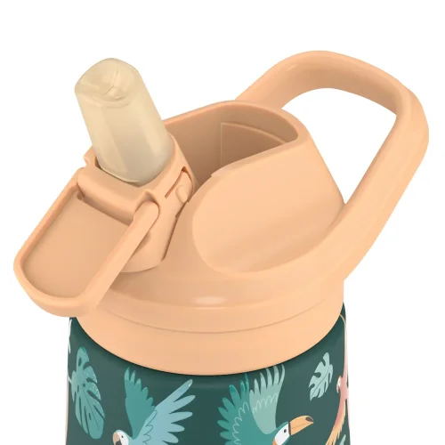 Detská nerezová termofľaša COOL BOTTLES Kiddie Rainforest Refuge 350 ml 3D
