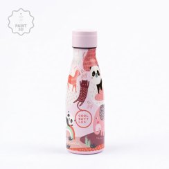 Dětská nerezová termolahev COOL BOTTLES Kids Panda Gang třívrstvá 260ml 3D
