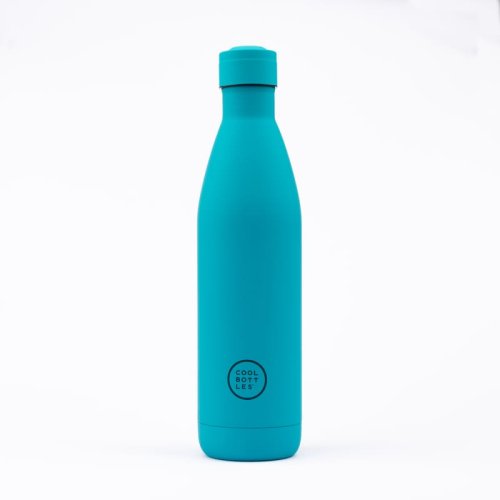 Nerezová termolahev COOL BOTTLES Vivid Turquoise třívrstvá 750ml