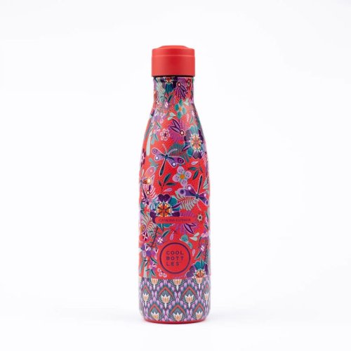 Nerezová termolahev COOL BOTTLES Xclusive! Dragonfly Paradise třívrstvá 500 ml