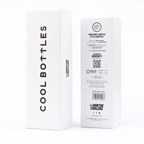 Nerezová termolahev COOL BOTTLES Metallic Rose třívrstvá 350ml