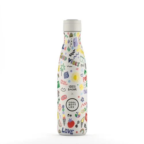 Nerezová termolahev Cool Bottles Xclusive! Good Vibes třívrstvá 500 ml