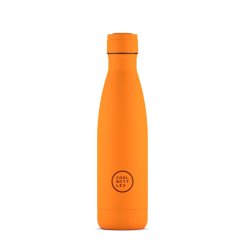 Termo fľaša z nerezovej ocele COOL BOTTLES Vivid Orange trojvrstvová 500 ml