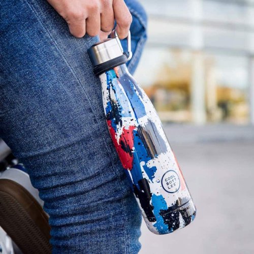 Nerezová termolahev COOL BOTTLES Urban Miami dvouvrstvá 500ml