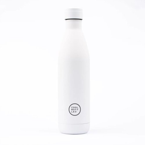 Nerezová termolahev COOL BOTTLES Mono White třívrstvá 750ml