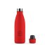 Termo fľaša z nerezovej ocele COOL BOTTLES Vivid Red trojvrstvová 350 ml