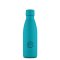 Termo fľaša z nerezovej ocele COOL BOTTLES Vivid Turquoise trojvrstvová 350 ml