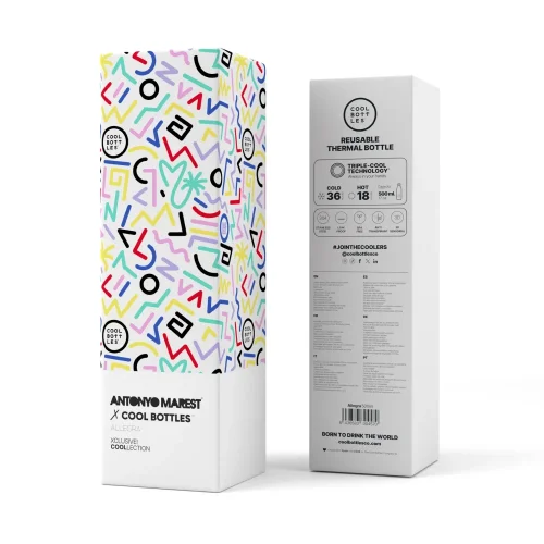 Nerezová termolahev Cool Bottles Xclusive! Allegra třívrstvá 500 ml