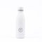 Nerezová termolahev COOL BOTTLES Mono White třívrstvá 350ml
