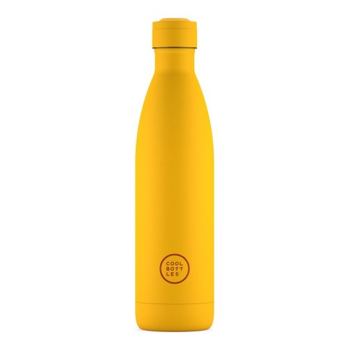 Termo fľaša z nerezovej ocele COOL BOTTLES Vivid Yellow trojvrstvová 750 ml