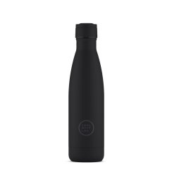 Termo fľaša z nerezovej ocele COOL BOTTLES Mono Black trojvrstvová 500 ml