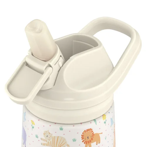 Dětská nerezová termoláhev COOL BOTTLES Kiddie Roar Time 350 ml 3D