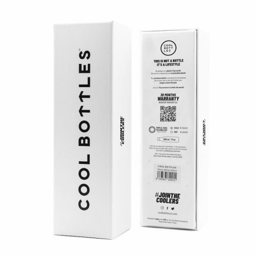 Nerezová termolahev COOL BOTTLES Chrome Rose dvouvrstvá 500ml