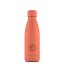 Termo fľaša z nerezovej ocele COOL BOTTLES Pastel Coral trojvrstvová 350 ml