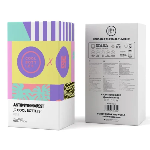 Nerezový termohrnček Cool Bottles Xclusive! Antonio Marest - René 550 ml