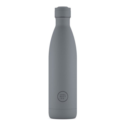 Termo fľaša z nerezovej ocele COOL BOTTLES Pastel Grey trojvrstvová 750 ml