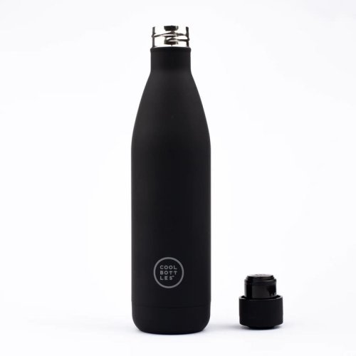 Nerezová termolahev COOL BOTTLES Mono Black třívrstvá 750ml