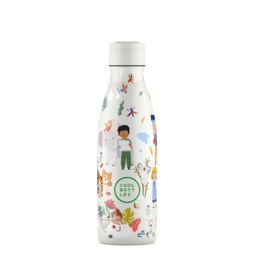 Dětská nerezová termolahev COOL BOTTLES Kids Curious Explorers třívrstvá 350 ml 3D