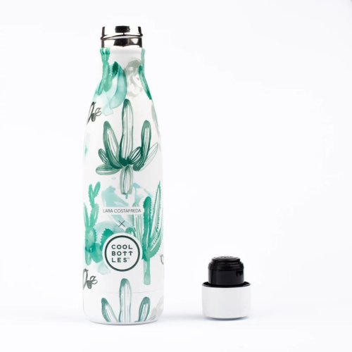 Nerezová termolahev COOL BOTTLES Xclusive! Watercolor Cactus třívrstvá 500 ml