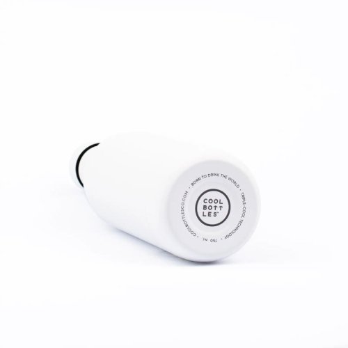 Nerezová termolahev COOL BOTTLES Mono White třívrstvá 750ml
