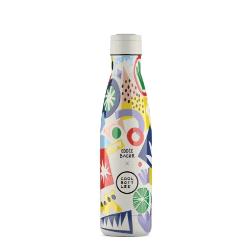 Termo fl'aša z nerezové ocele Cool Bottles Xclusive! Electric Garden trojvrstvová 500 ml
