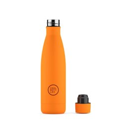 Termo fľaša z nerezovej ocele COOL BOTTLES Vivid Orange trojvrstvová 500 ml