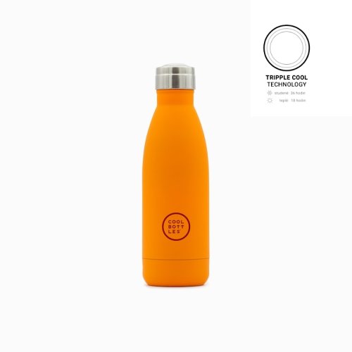 Nerezová termolahev COOL BOTTLES Vivid Orange třívrstvá 350ml