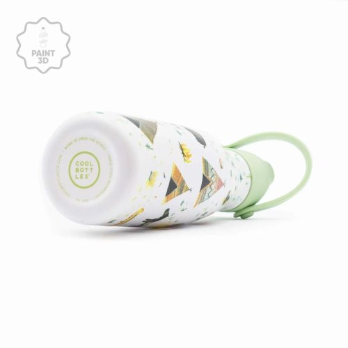 Dětská nerezová termolahev COOL BOTTLES Kids Indian Tribe třívrstvá 260ml 3D
