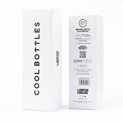 Nerezová termolahev COOL BOTTLES Pastel Pink třívrstvá 350ml