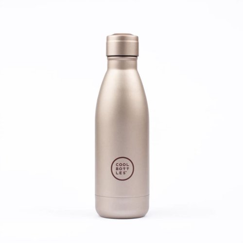 Nerezová termolahev COOL BOTTLES Metallic Rose třívrstvá 350ml