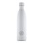 Termo fľaša z nerezovej ocele COOL BOTTLES Mono White trojvrstvová 750 ml