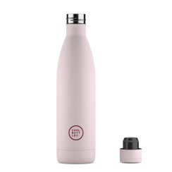 Termo fľaša z nerezovej ocele COOL BOTTLES Pastel Pink trojvrstvová 750 ml