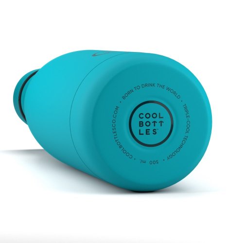 Nerezová termolahev COOL BOTTLES Vivid Turquoise třívrstvá 750 ml