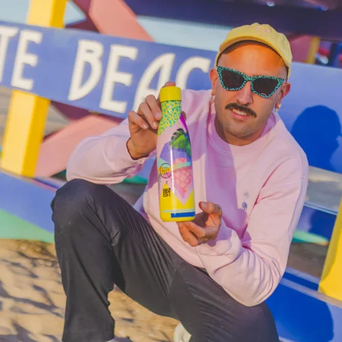Termo fl'aša z nerezové ocele Cool Bottles Xclusive! Mediterranean trojvrstvová 500 ml