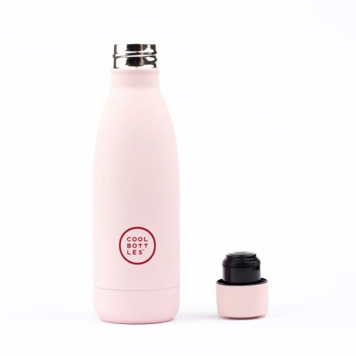 Nerezová termolahev COOL BOTTLES Pastel Pink třívrstvá 350ml