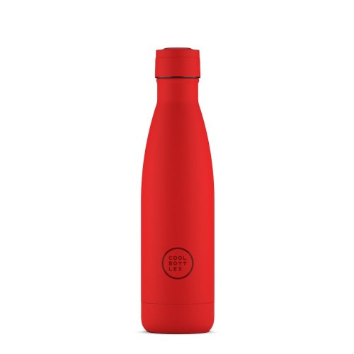 Nerezová termolahev COOL BOTTLES Vivid Red třívrstvá 500 ml