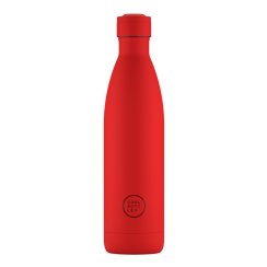 Termo fľaša z nerezovej ocele COOL BOTTLES Vivid Red trojvrstvová 750 ml