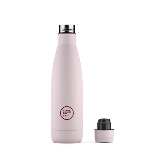Termo fľaša z nerezovej ocele COOL BOTTLES Pastel Pink trojvrstvová 500 ml