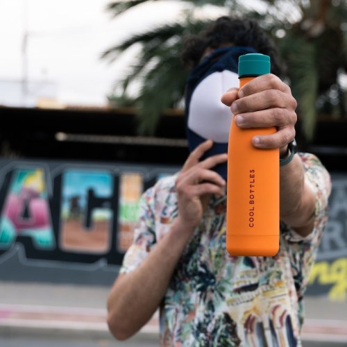 Nerezová termolahev COOL BOTTLES Vivid Orange třívrstvá 350ml