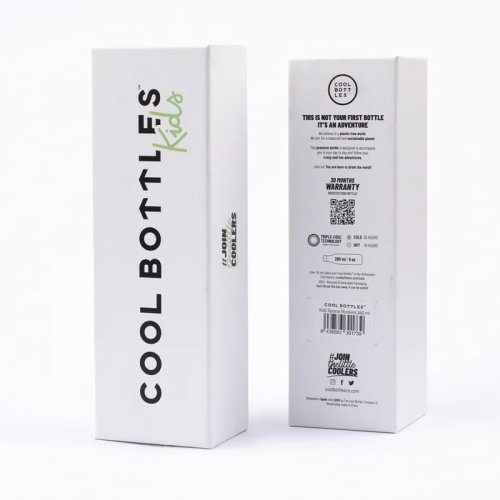 Dětská nerezová termolahev COOL BOTTLES Kids Space Rockets třívrstvá 260ml 3D