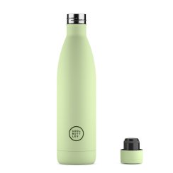 Termo fľaša z nerezovej ocele COOL BOTTLES Pastel Green trojvrstvová 750 ml